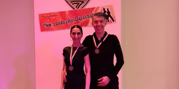 Bronzemedaille für Patrizia und René Maaßen