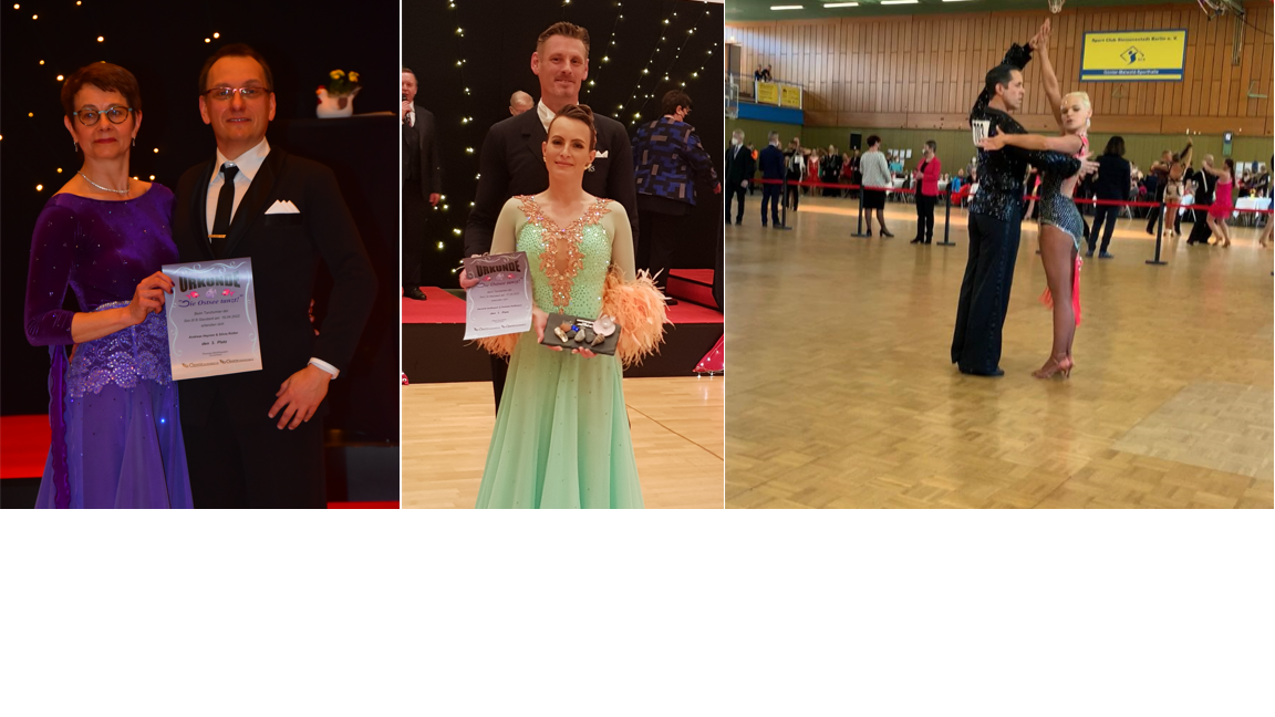 Erfolge der Turnierpaare des TSC an Ostern