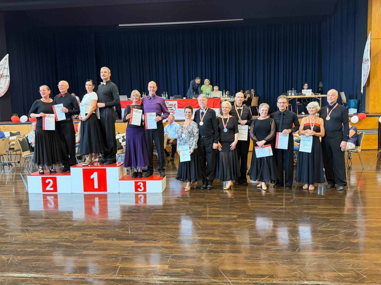 Offenen Landesmeisterschaft Sen. III / IV / V D Standard beim TSC Rot-Weiss Viernheim