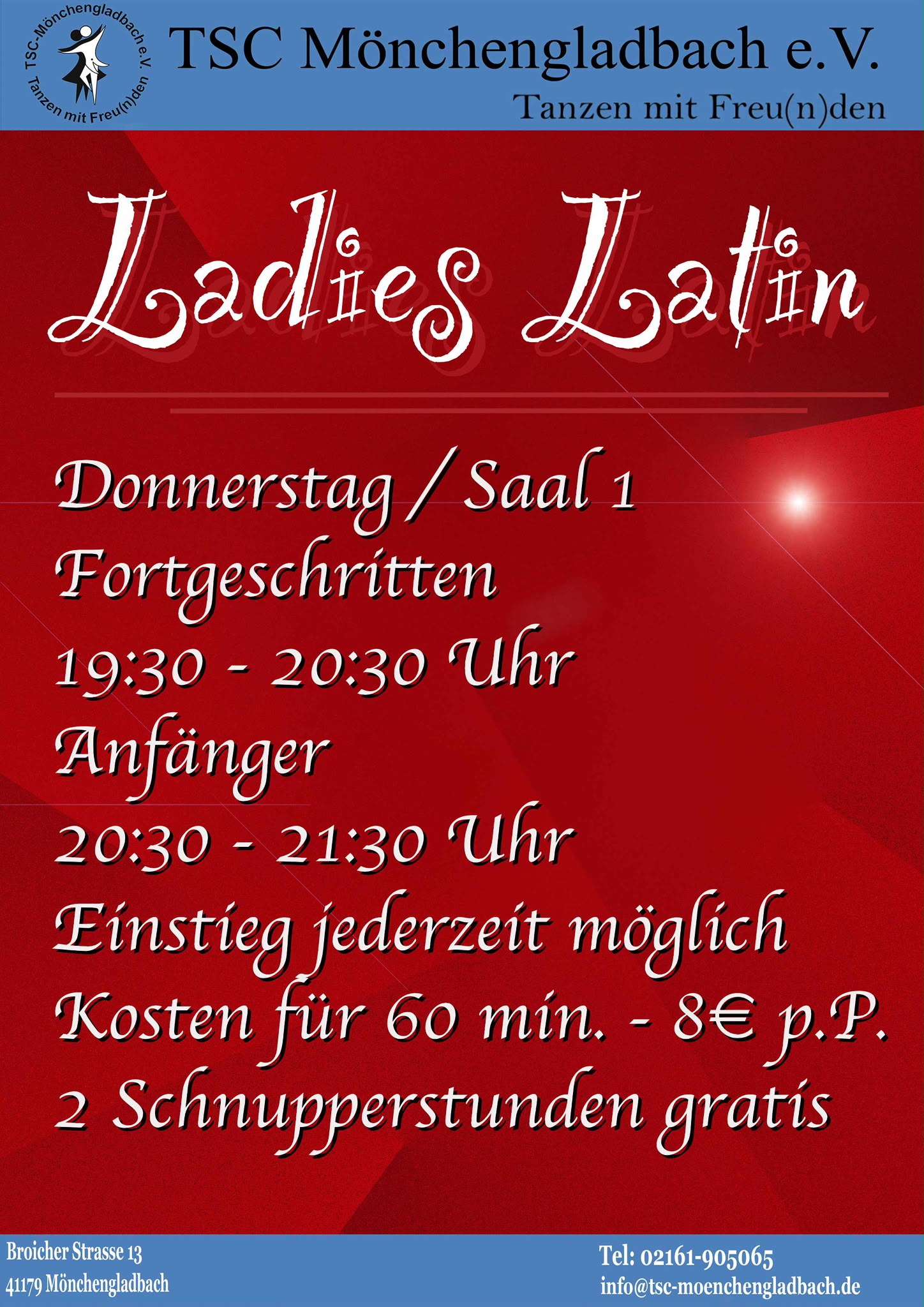 Ladies Latin für Solotänzerinnen bei Albena Daskalova
